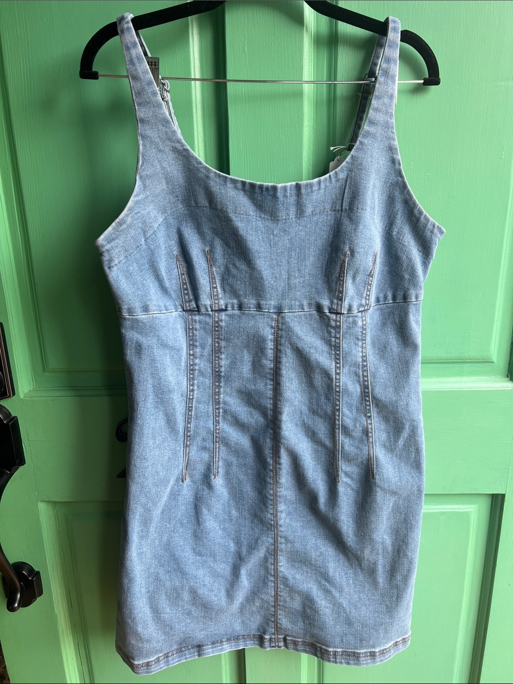 SO Light Blue Denim mini dress size Large